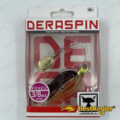 Jackall Deraspin 3/8 oz 10.5 g Gold & Black Shad - 138634