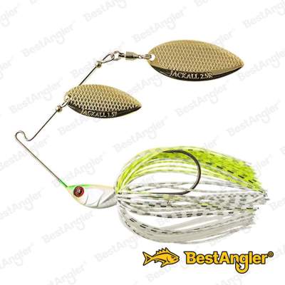Jackall Super Dooon 1/2 oz 14 g Chartreuse Back White