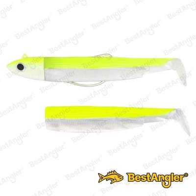Fiiish Black Minnow n°2 90 mm Combo Offshore + Corps - 10g - Jaune Fluo - BM3042