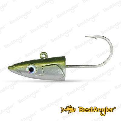 Fiiish Crazy Sand Eel n°2 120 mm Heads Offshore 2x - 15g - Khaki - CSE1010