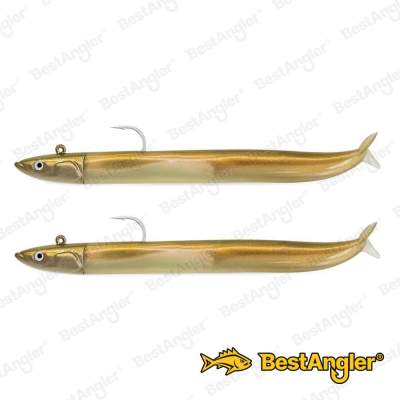Fiiish Crazy Sand Eel n°3 150 mm Double Combo Offshore - 20g - Or