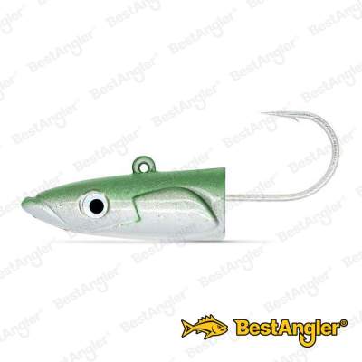 Fiiish Crazy Sand Eel n°3 150 mm Heads Deep 2x - 30g - Pearl Green - CSE222