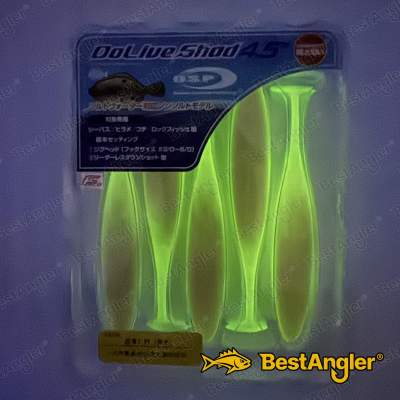 O.S.P DoLive Shad 4.5" SW White Fish Glow TW208 - GLOW1