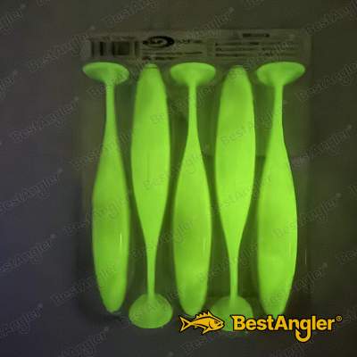 O.S.P DoLive Shad 4.5" SW White Fish Glow TW208 - GLOW2