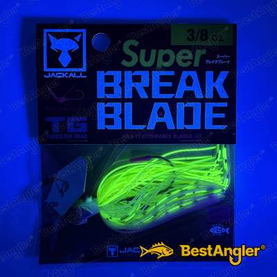 Jackall Super Break Blade 3/8 oz 10 g Chartreuse Back Pearl - UV