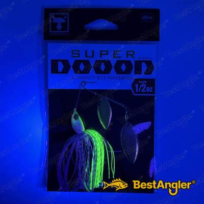 Jackall Super Dooon 1/2 oz 14 g Chartreuse Back White - UV