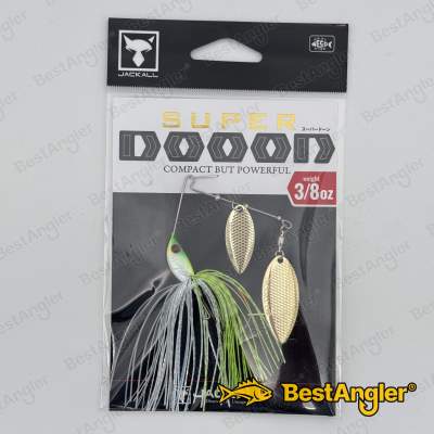 Jackall Super Dooon 3/8 oz 10.5 g Chartreuse Back White
