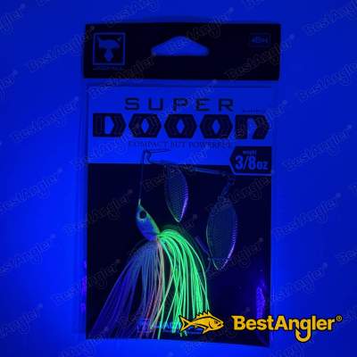 Jackall Super Dooon 3/8 oz 10.5 g Stealth Natural Chartreuse - UV
