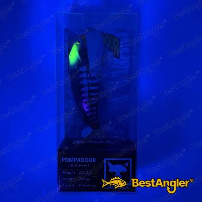 Jackall Pompadour Black Bone - UV