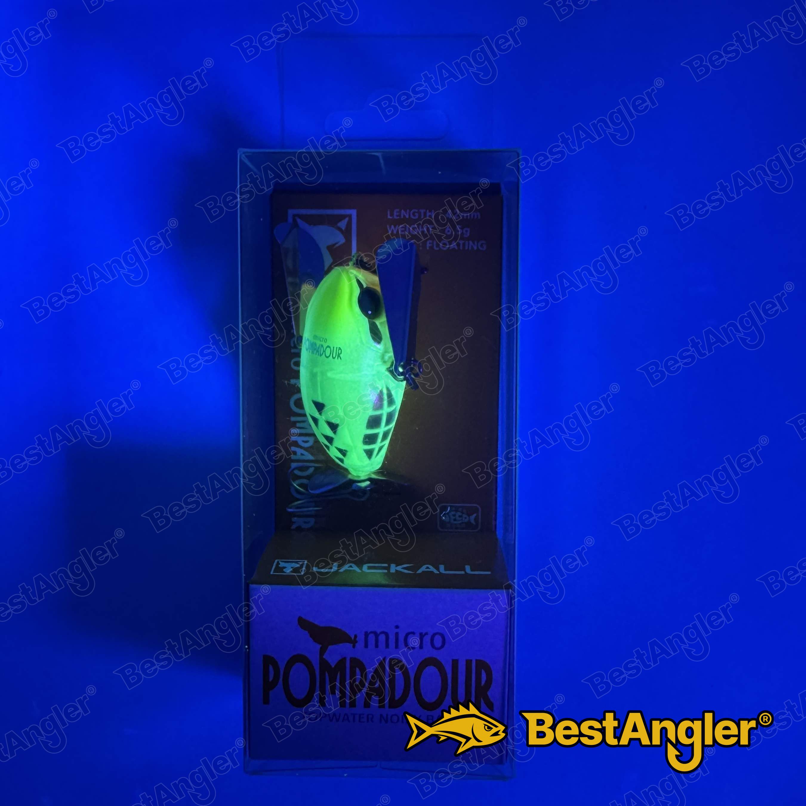 Jackall Micro Pompadour Chartreuse Grass Hopper | BestAngler.com