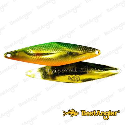 Jackall Timon Tricoroll Spoon 19g Green Gold Ayu