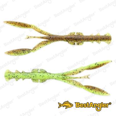 Keitech Neko Camaron 5.5" Green Pumpkin Chartreuse
