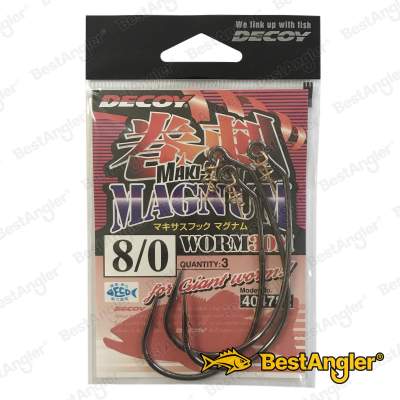 DECOY Worm 30M Makisasu Hook Magnum #8/0