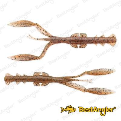 Keitech Neko Camaron 5.5" Smoke Cinnamon Crawdad