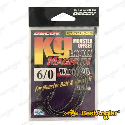 DECOY Worm 26 Kg Hook Magnum #6/0