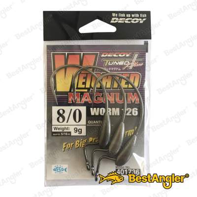 DECOY Worm 126 Weighted Magnum #8/0 - 401736