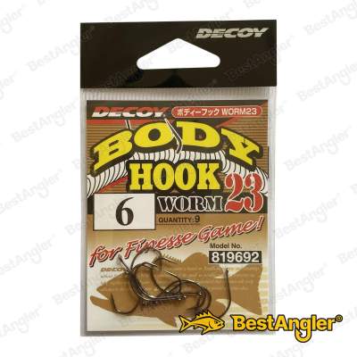 DECOY Worm 23 Body Hook #6