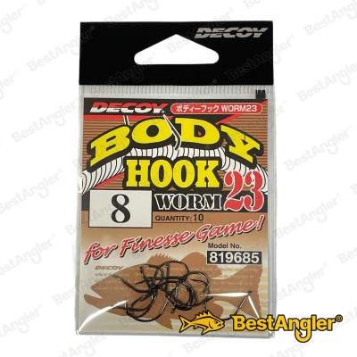 DECOY Worm 23 Body Hook #8