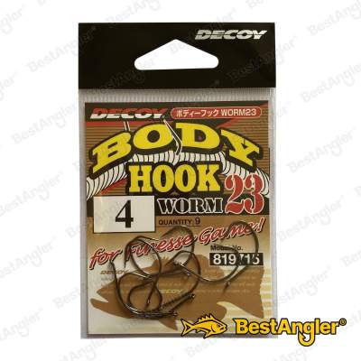 DECOY Worm 23 Body Hook #4