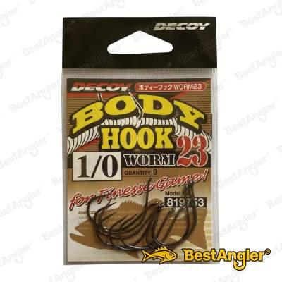 DECOY Worm 23 Body Hook #1/0