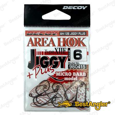 DECOY Area Hook Type XIIE Jiggy Plus #6 - 980415