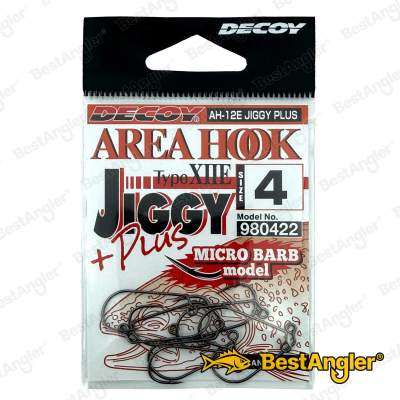 DECOY Area Hook Type XIIE Jiggy Plus #4