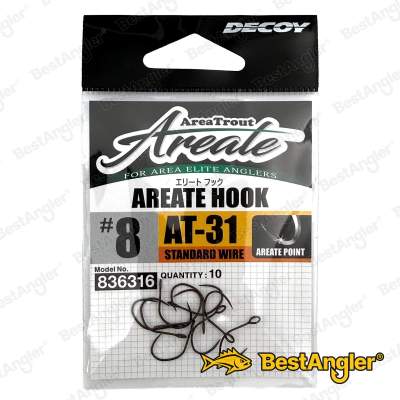 DECOY AT-31 AREATE Hook Standard Wire #8 - 836316