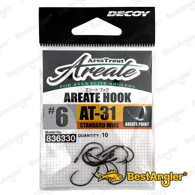 DECOY AT-31 AREATE Hook Standard Wire #6 - 836330
