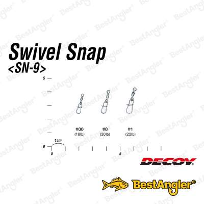 Moschettone con girella DECOY SN-9