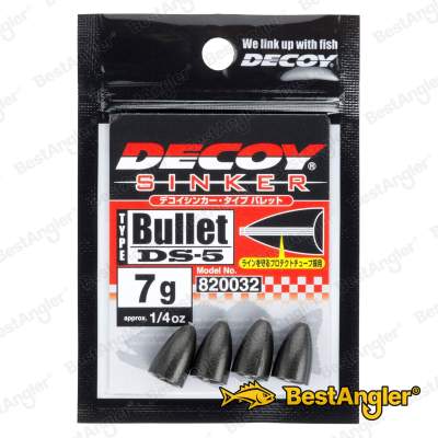 DECOY DS-5 Plomo tipo Bullet
