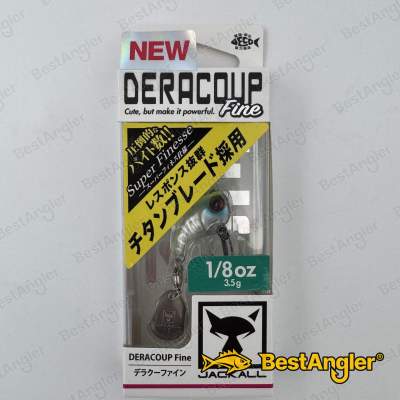 Jackall Deracoup Fine 3.5 g 1/8 oz Aurora Lime Tiger
