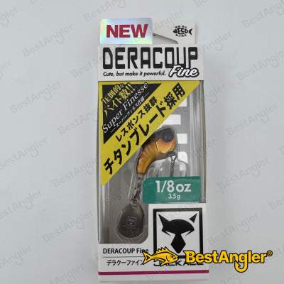 Jackall Deracoup Fine 3.5 g 1/8 oz Silver Powder Gold & Black