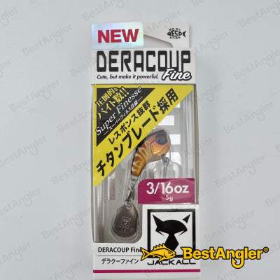Jackall Deracoup Fine 5 g 3/16 oz Silver Powder Gold & Black