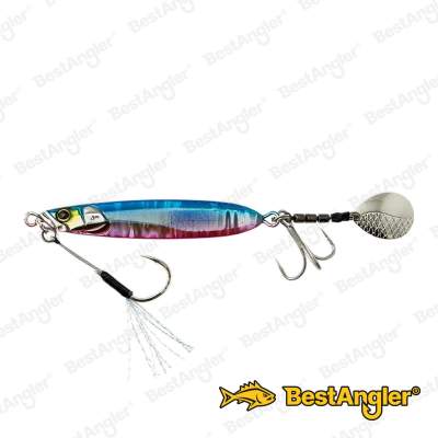 Jackall Big Backer E-Blade 40g Azul & Rosa