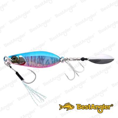 Jackall Big Backer E-Blade W 30g Bleu & Rose