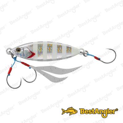 Jackall Flag Trap Leaf 80g Glow Stripe / Border HL