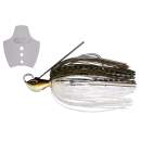 O.S.P Metal Blade Jig 3/8 oz 10 g Green Pumpkin Shad BJ55