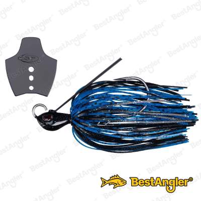 O.S.P Metal Blade Jig 1/2 oz 14 g Negro / Azul BJ56