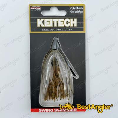 Keitech Swing Swimmer Green Pumpkin Pepper #101