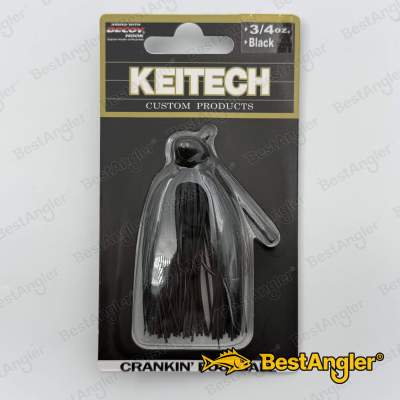Keitech Crankin' Football Black #001