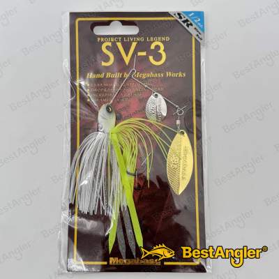 Megabass SV-3 SR 1/2 oz 14 g White Chart - 08