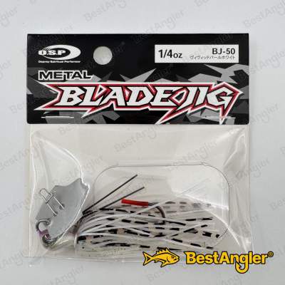 O.S.P Metal Blade Jig 1/4 oz 7 g Vivid Pearl White BJ50