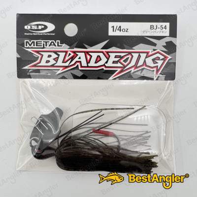O.S.P Metal Blade Jig 1/4 oz 7 g Green Pumpkin BJ54