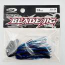 O.S.P Metal Blade Jig 1/4 oz 7 g Noir / Bleu BJ56