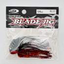 O.S.P Metal Blade Jig 1/4 oz 7 g Rojo Negro BJ57