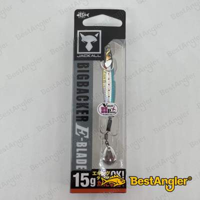 Jackall Big Backer E-Blade 15g UV Iwashi