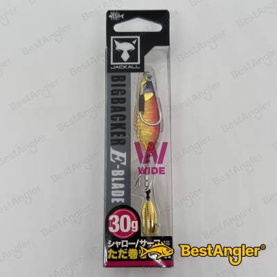 Jackall Big Backer E-Blade W 30g Rojo & Oro