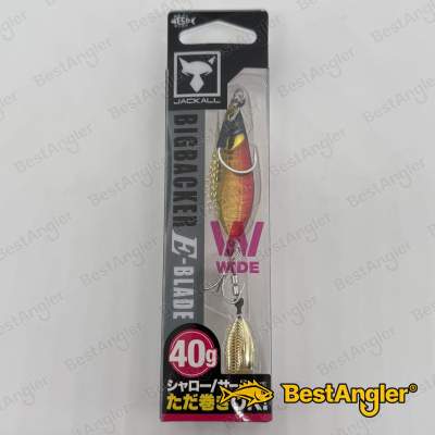 Jackall Big Backer E-Blade W 40g Czerwony & Złoty