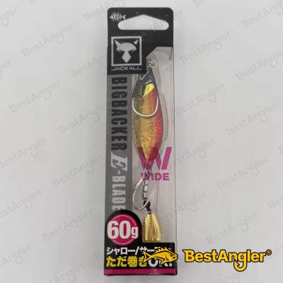Jackall Big Backer E-Blade W 60g Rosso & Oro