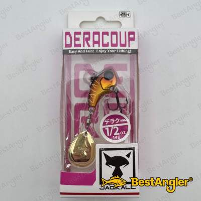 Jackall Deracoup 28 mm 1/2 oz 14 g Silver Powder Gold & Black
